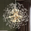 Lámpara colgante sputnik oro 9 luces para comedor sala