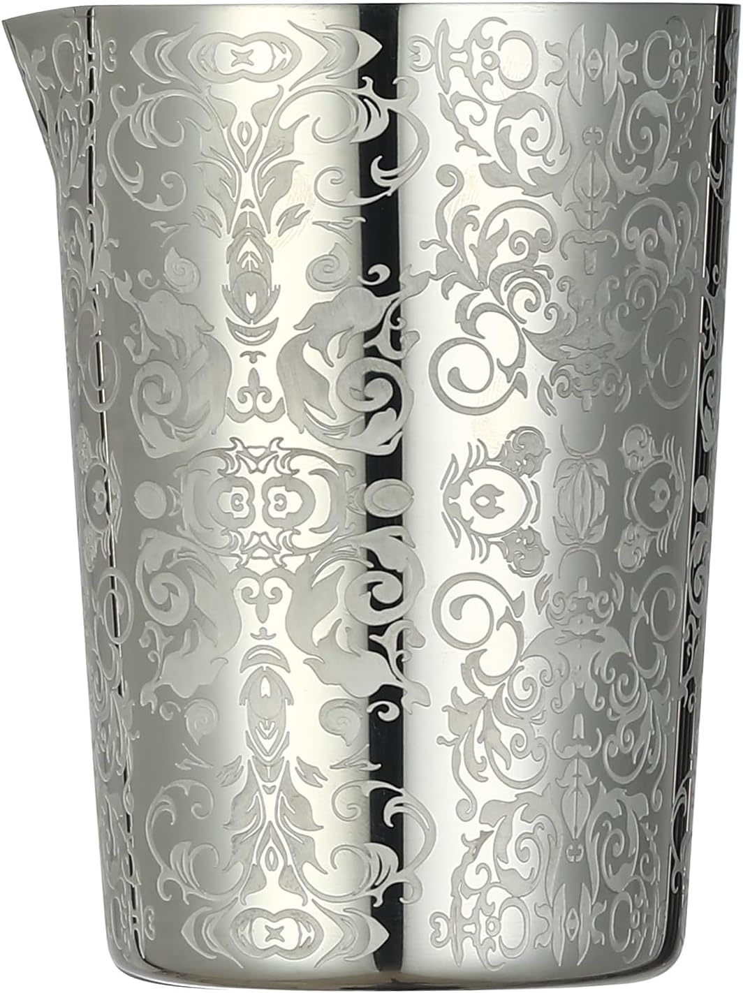 Vaso mezclador irrompible 17oz color plateado