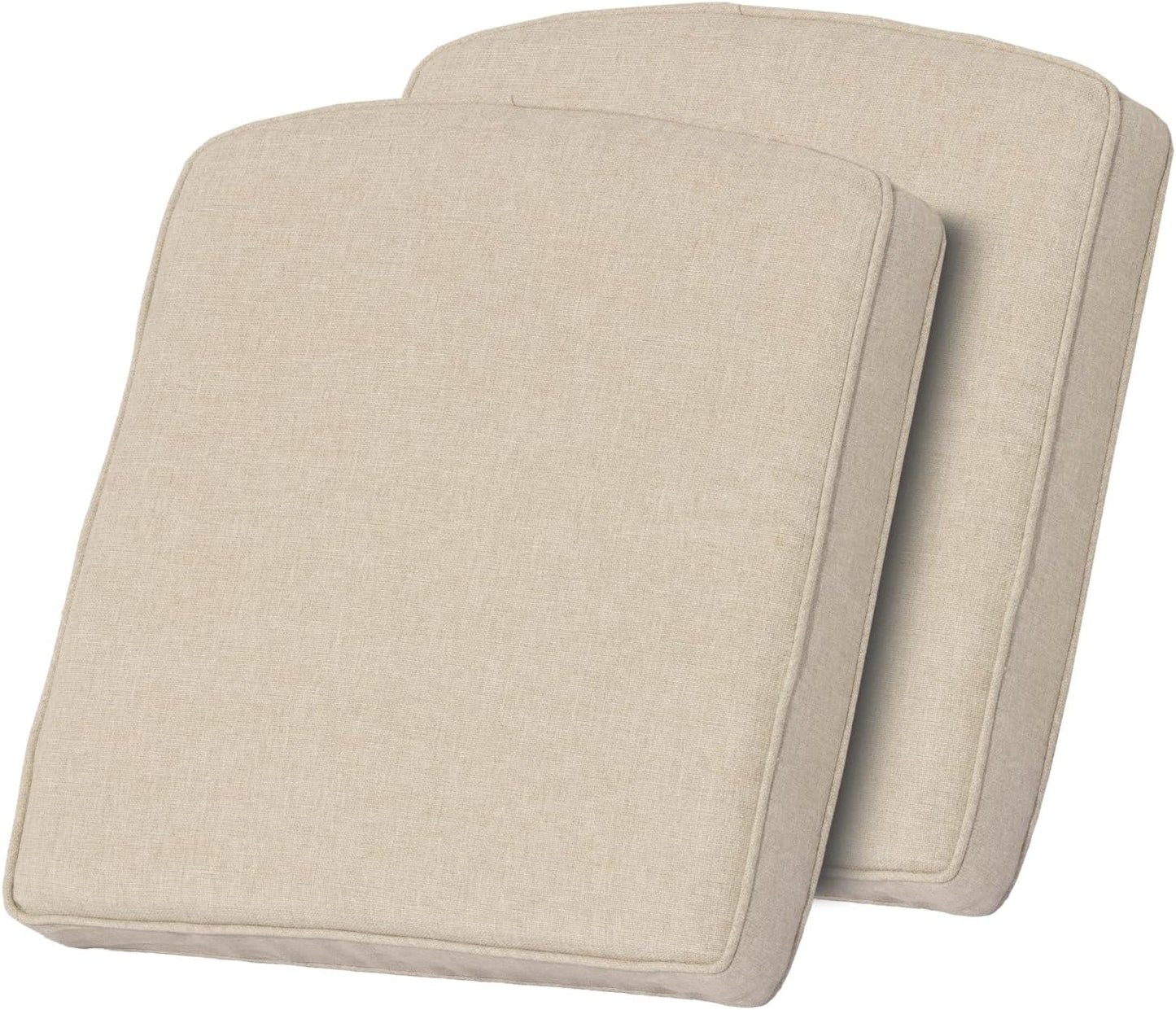 2 Cojines Silla Exterior 20x20" Resistentes Agua