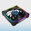 Set 3 Ventilador RGB 140mm 5V 3 Pines Negro