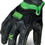 Guantes trabajo hombre impacto mediano negro pack 1