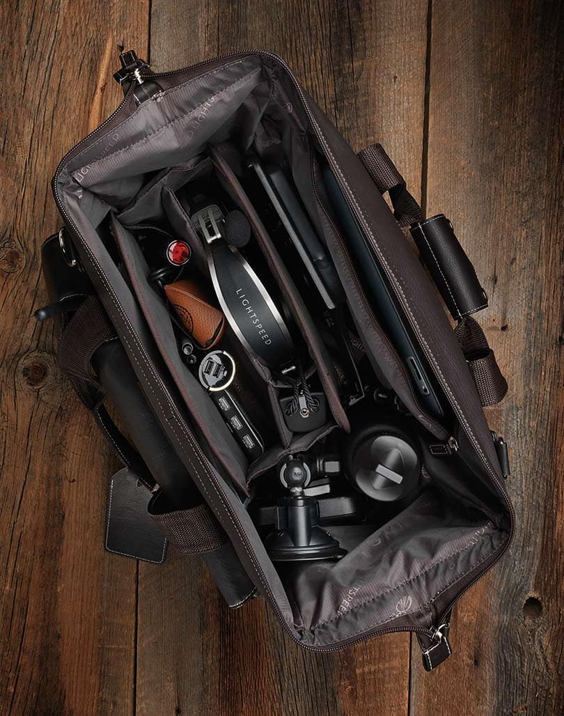 Bolso cuero para vuelo The Gann 4112