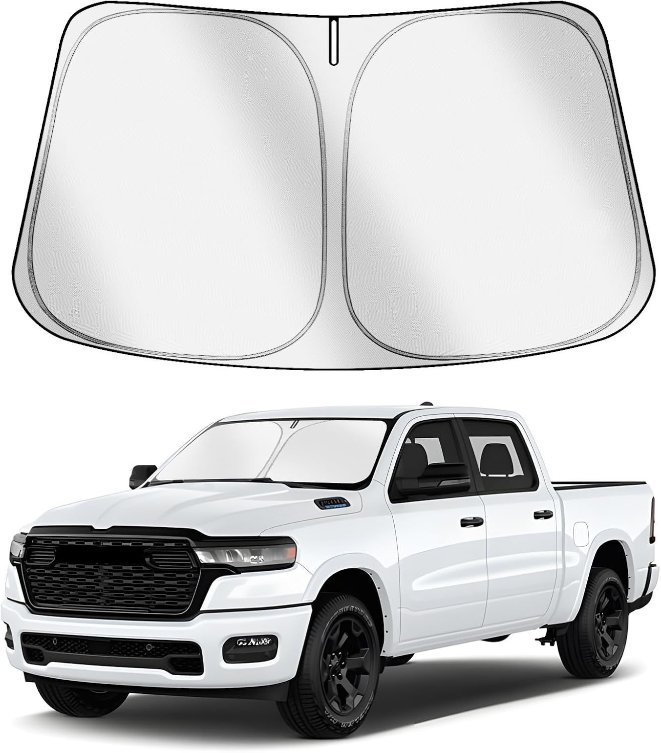 Parasol parabrisas Dodge Ram 1500 19-26 plegable UV