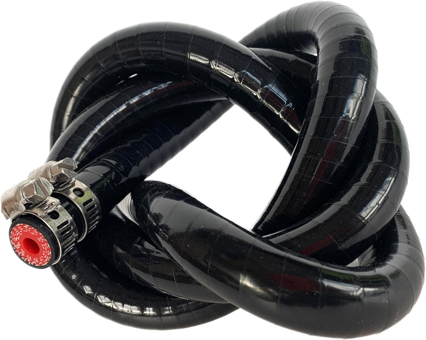 Manguera silicona reforzada 6.5mm 3.28ft negra 145PSI