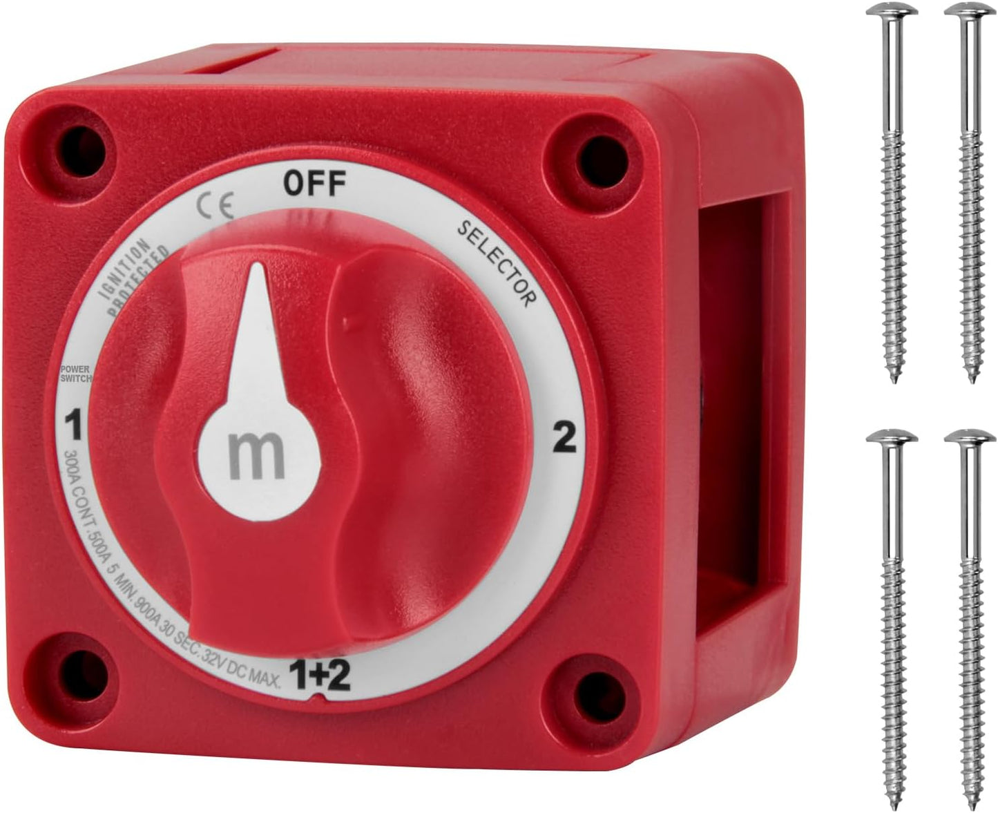 Interruptor corte batería 300A 12V servicio pesado