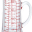 Taza medidora vidrio 5oz con boquilla V y mango aislado