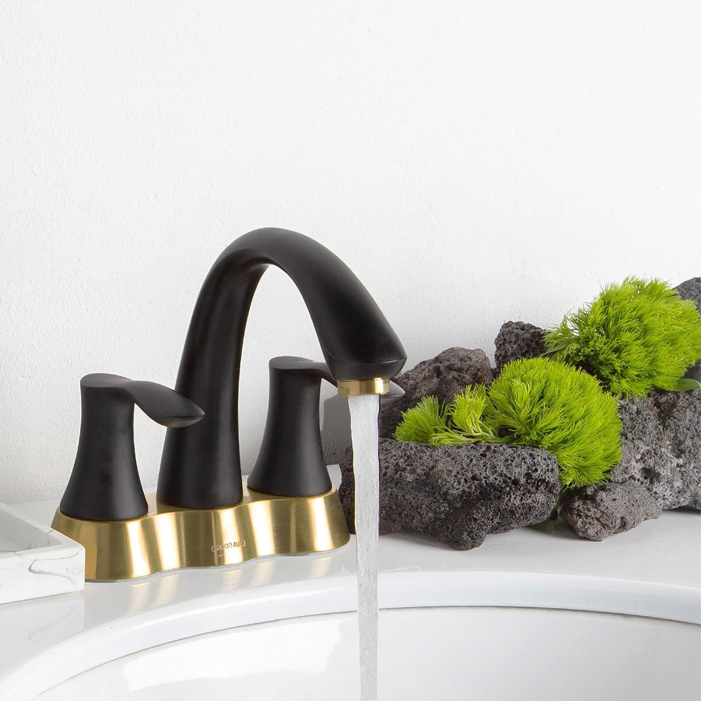 Grifo baño 2 manijas 4pulg centerset BF423-BG