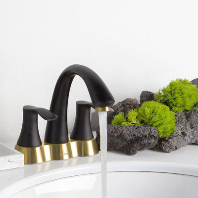 Grifo baño 2 manijas 4pulg centerset BF423-BG