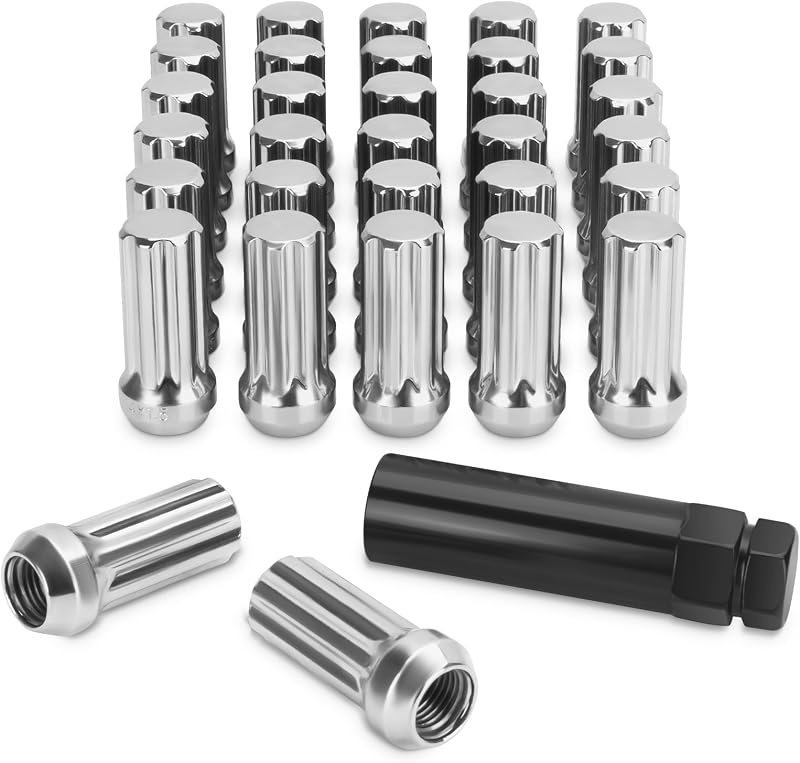 32 Pzas Tuercas M14x1.5 Cromadas Rueda Ford F250 Chevy