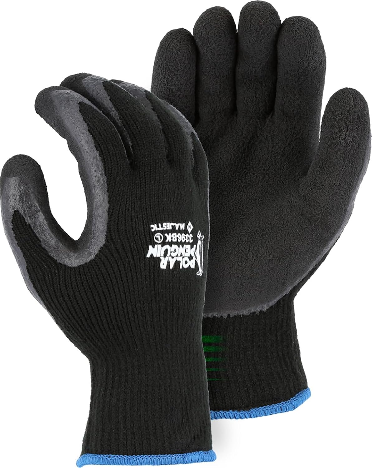 Guante terry afelpado látex espuma XXL ANSI A2 negro
