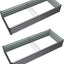 Kit cama jardín elevada metal 6x2ft caja maceta resistente