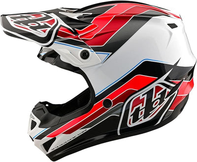 Casco motocross poliacrillita adulto XCH blanca/gris