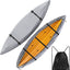 Funda kayak 600D resistente desgarro impermeable 10.8-12pulg gris