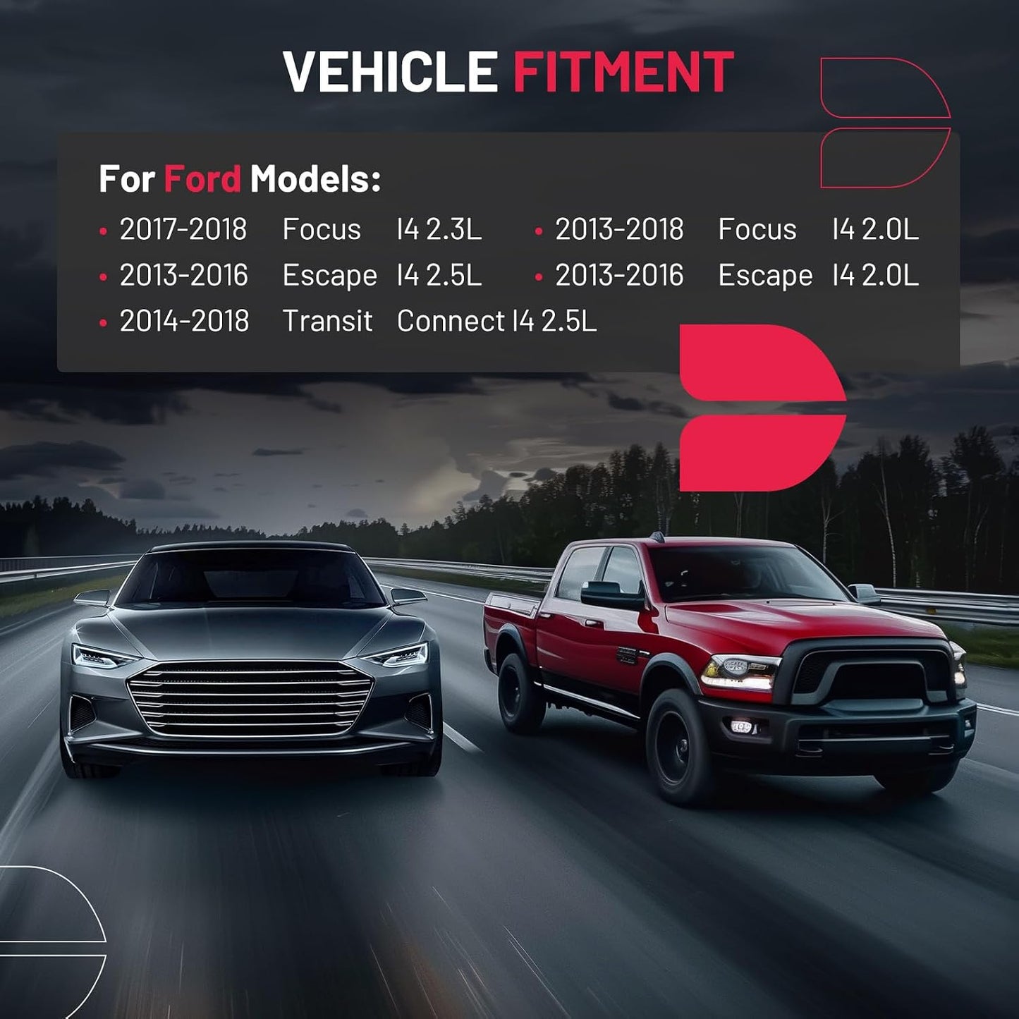 Depósito refrigerante motor Focus Transit Connect 2.0L 2.3L