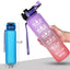 Botella agua 32oz sin BPA color degradado