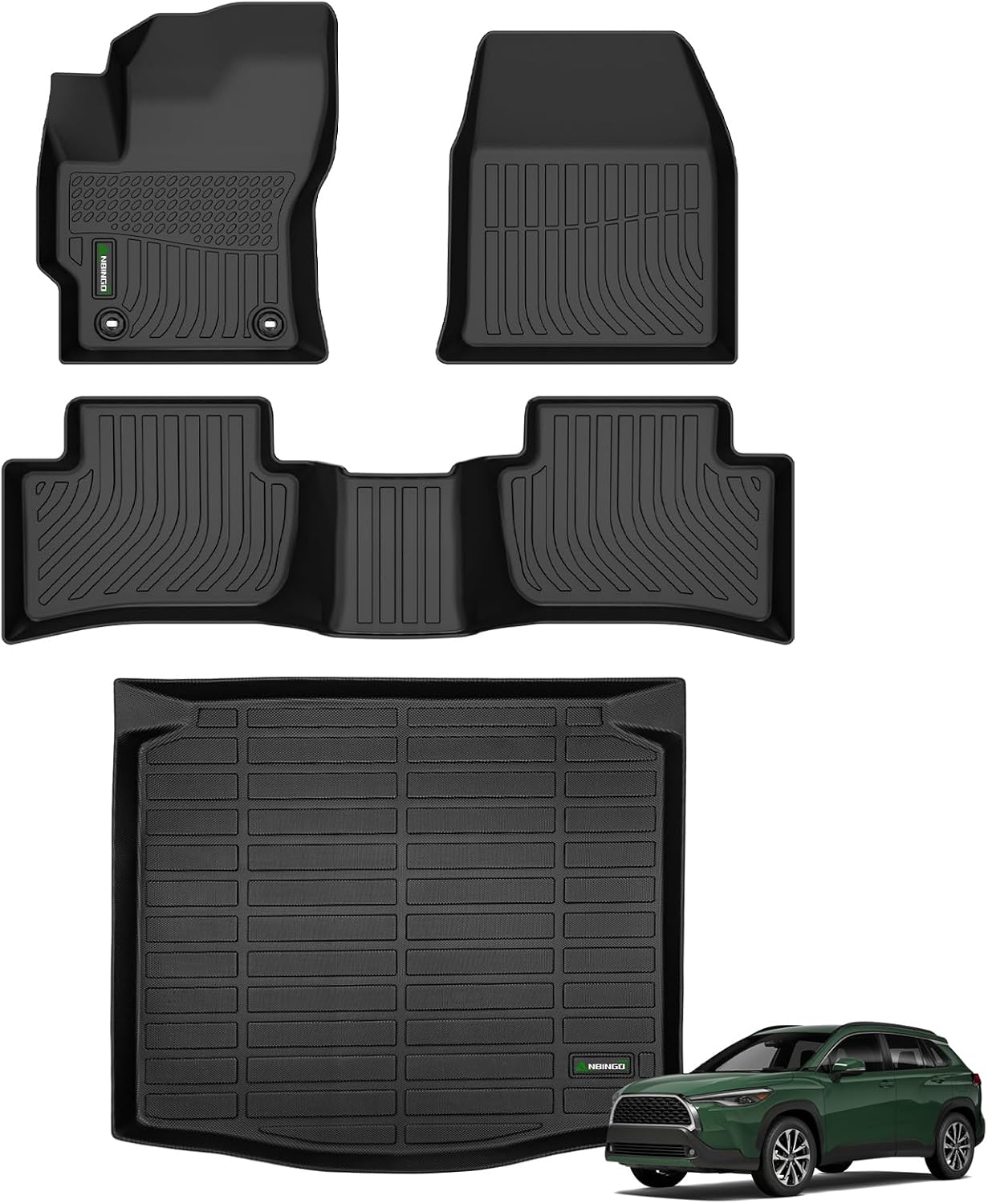 Alfombrillas piso y forro maletero impermeable coche