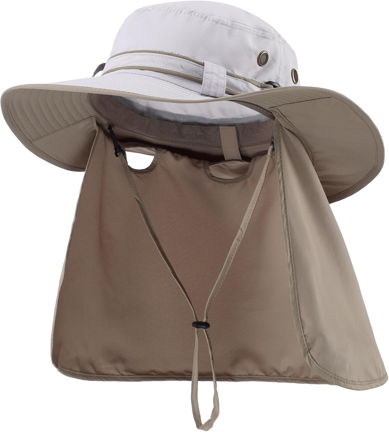 Sombrero sol aire libre UV unisex con solapa cuello