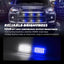 Kit 8 Luces LED Estroboscópicas para Vehículos Azul/Blanco