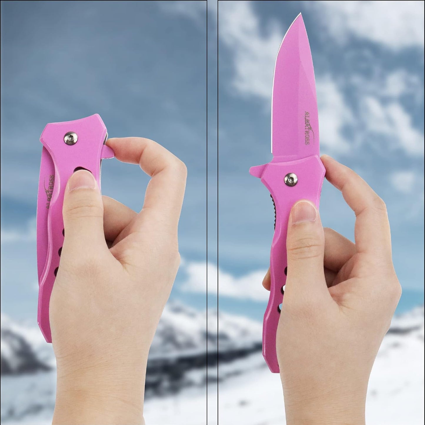 Cuchillo bolsillo plegable multifunción 3" acero inox 440C