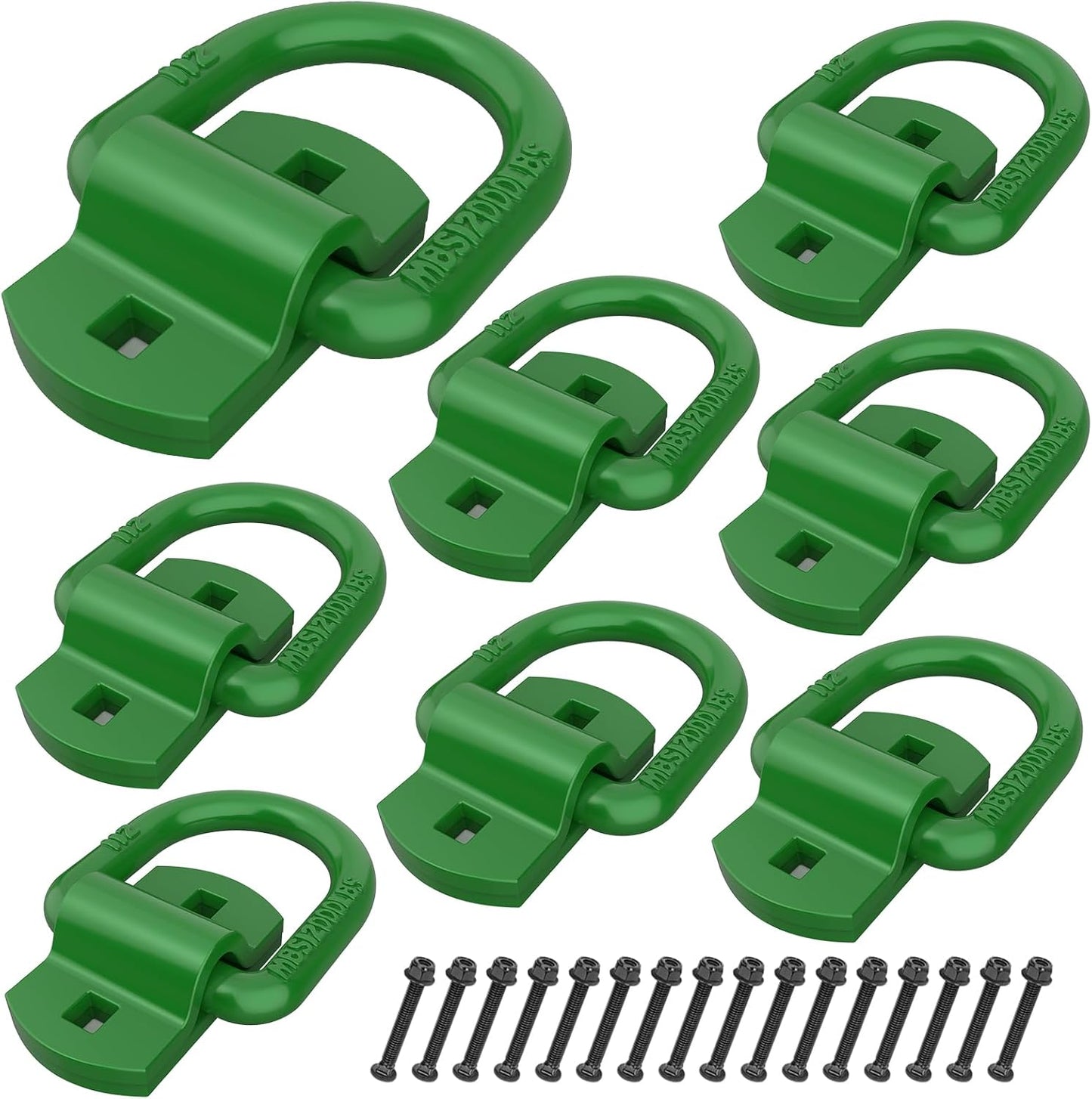 Anclajes D 1/2" acero resistente 12000lb para remolques