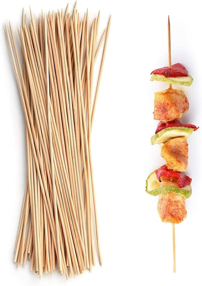 Pinchos bambú 10pulg 400 pzas para parrilla barbacoa