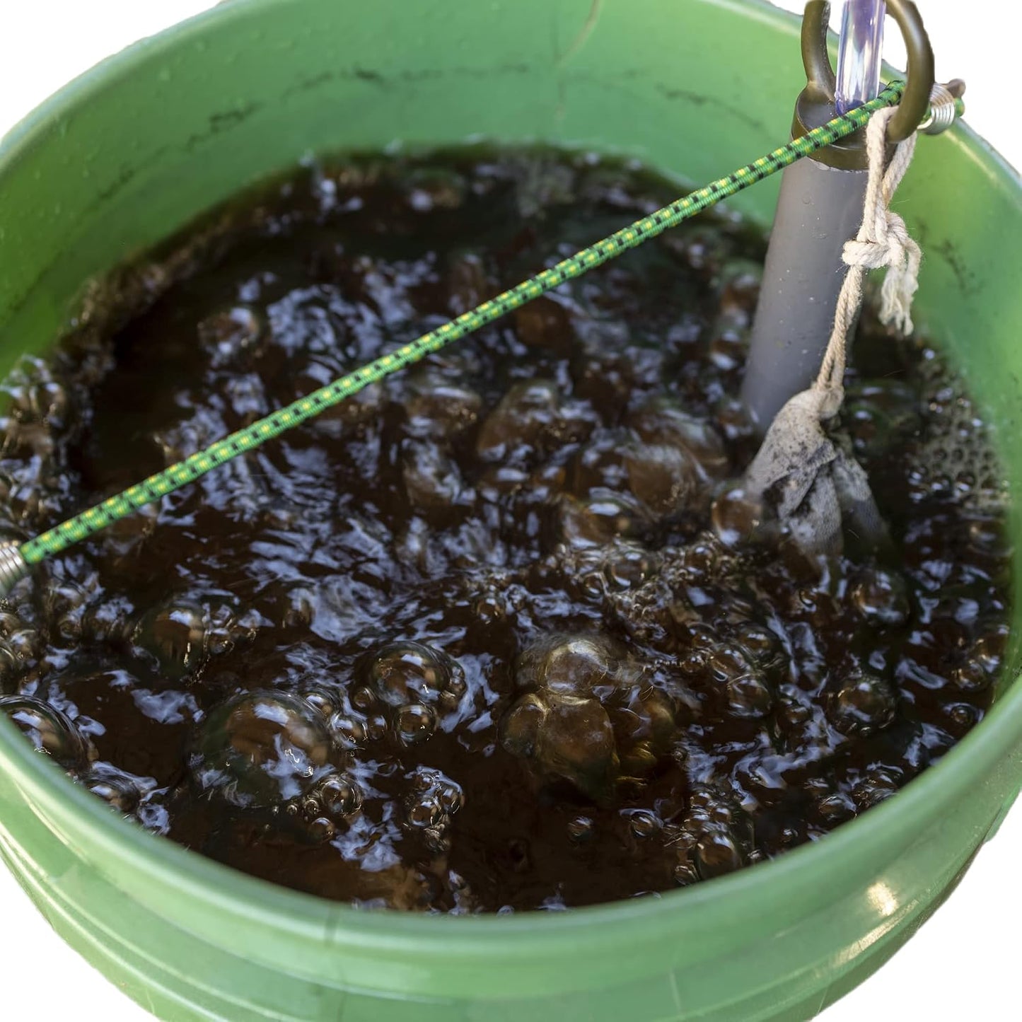 Cafetera té compost gusanos aireador 5gal con bomba