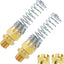 Manguera 1/2 con conector macho y protectores de resorte