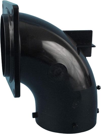 Racor válvula brida 90° Ell 3" bayoneta x 3" giratoria negro