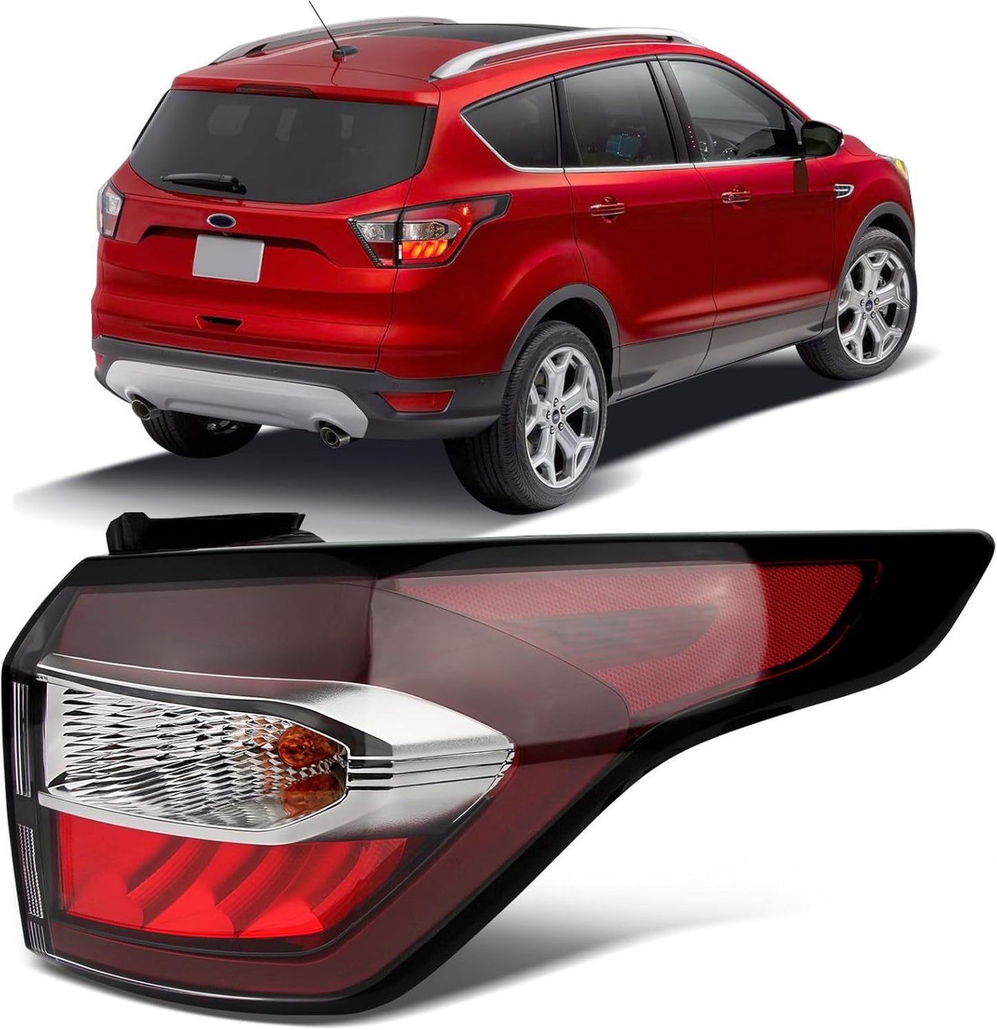 Conjunto luces traseras Ford Escape 17-18 lado derecho