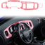 Bisel ABS rosa para Dodge Charger 2015-26 set 5