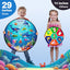Tablero dardos 29" para niños con bolas adhesivas