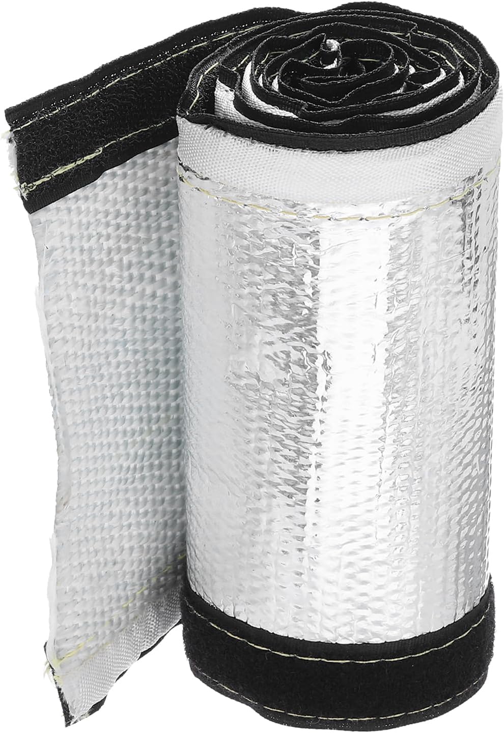 Cubierta calor aluminizada 1 2/5"ID x 3.2ft fibra vidrio