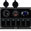 Panel interruptor marino 6 bandas 12/24V con cargador