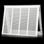 Rejilla aire retorno 20x12" cara extraible acero