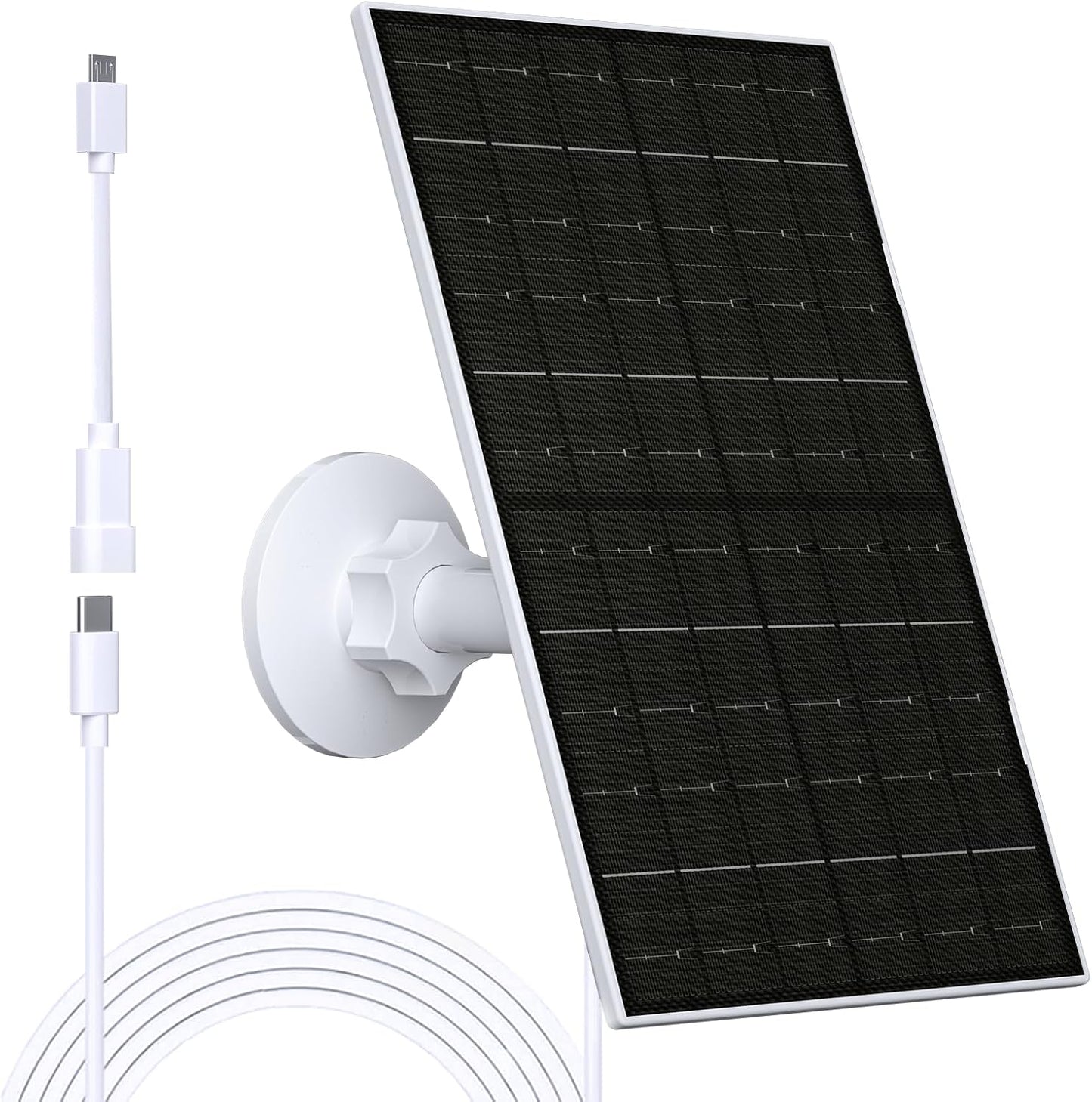 Panel solar 7W para EufyCam 2/2 Pro/2C/E20/E40 USB C