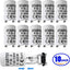 Arrancador fluorescente T8 1.1E2V CA 10 Uds comp GE FS-2