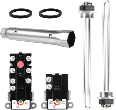 Kit calentador agua eléctrico 1 llave termostato