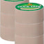 Cinta adhesiva beige paquete 6 rollos