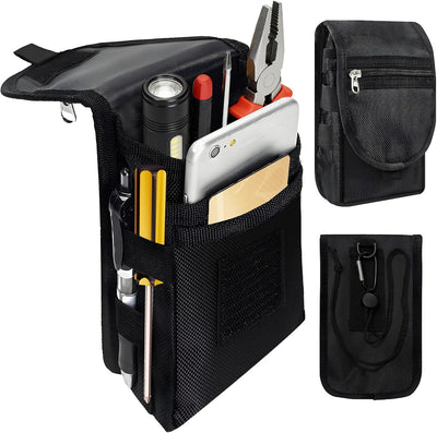 Bolsa herramientas cinturón táctico de nailon con soporte celular