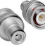 Adaptador BNC a RCA pack 10 conector RG6 para CCTV