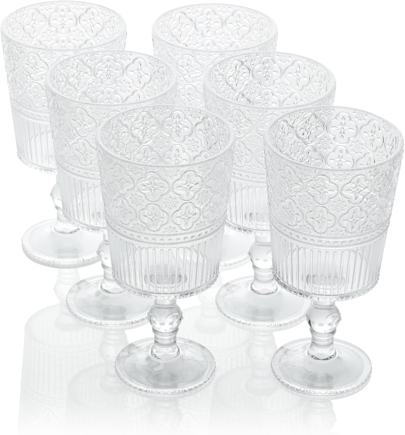Set 6 vasos acrílico transparente 14oz uso diario