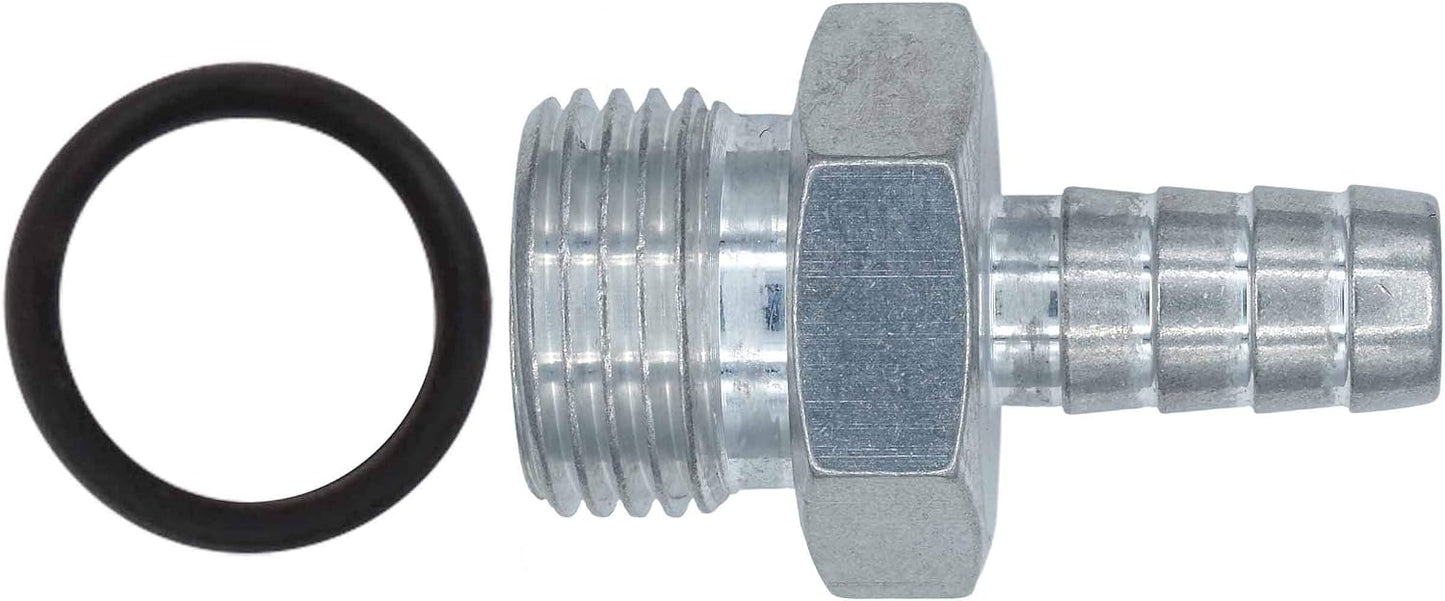 Adaptador 8AN a 3/8 pulg manguera conector púas