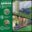 Protector poste acero galvanizado 6x6x6 con tornillos