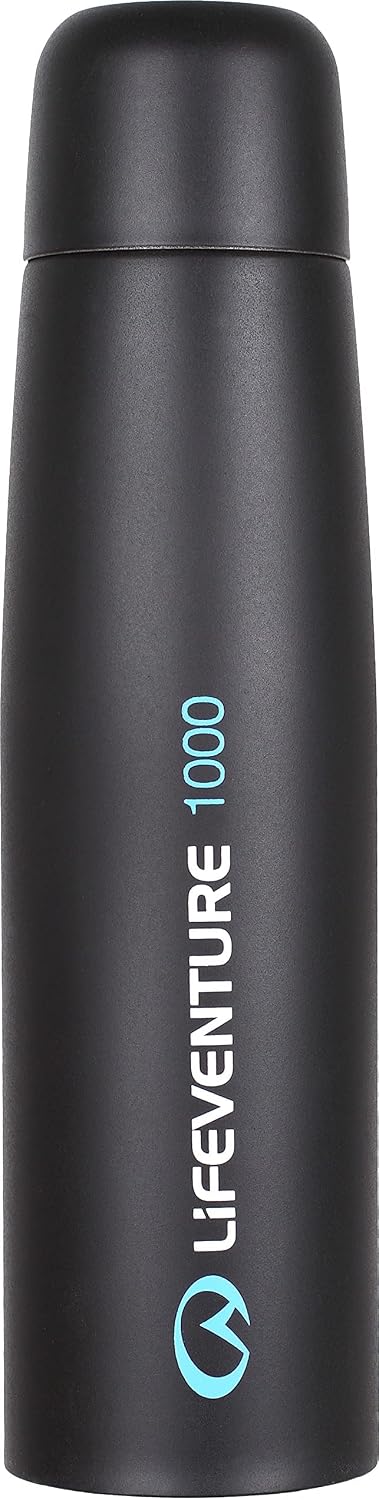 Frasco térmico doble pared 1L gris oscuro