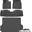 Set alfombrillas piso y forro maletero TPE negro