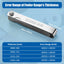 Set galgas acero inox 32 hojas 0.04-0.88mm doble marcado