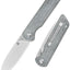 Cuchillo EDC hoja D2 3.25" mango micarta bloqueo