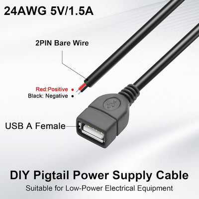 Convertidor CC 12/24V a 5V USB hembra para GPS y automóvil
