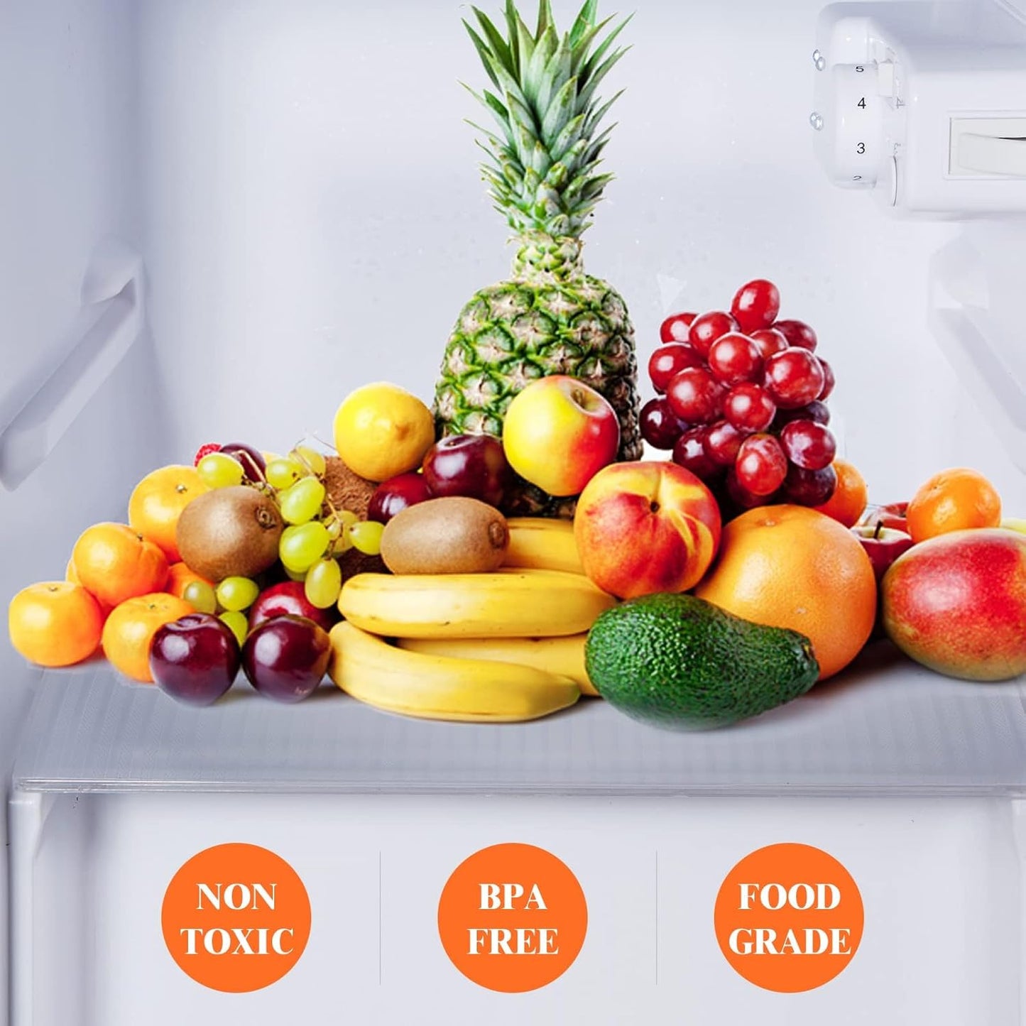 Forros refrigerador 17.5x120" antiderrap transparentes