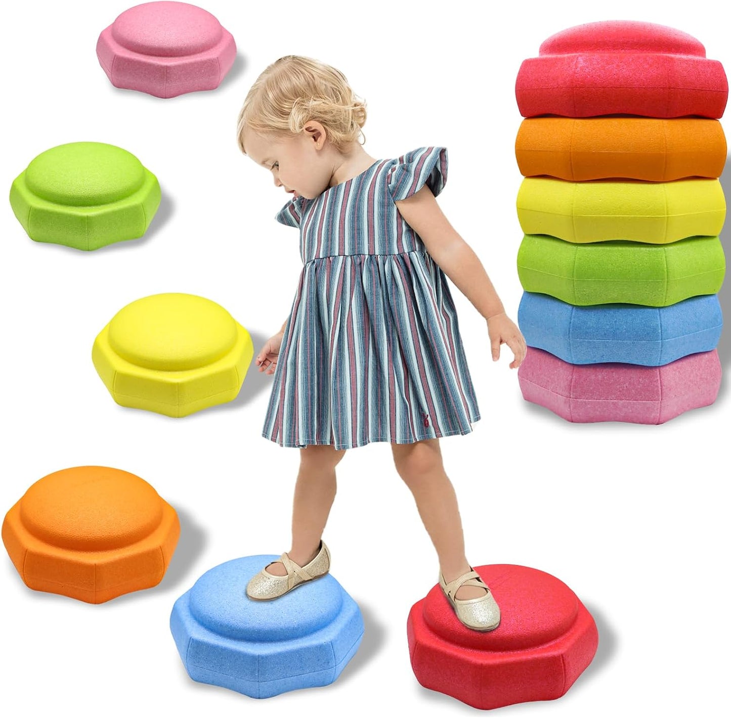 6 Escalones sensoriales para niños 1-3 años